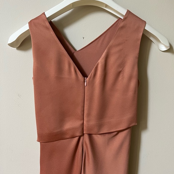 BHLDN Mother of the Bride Dress size 0. Terra-cotta color. - Picture 4 of 9